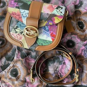 Coach x Kaffe Georgie Saddle Crossbody